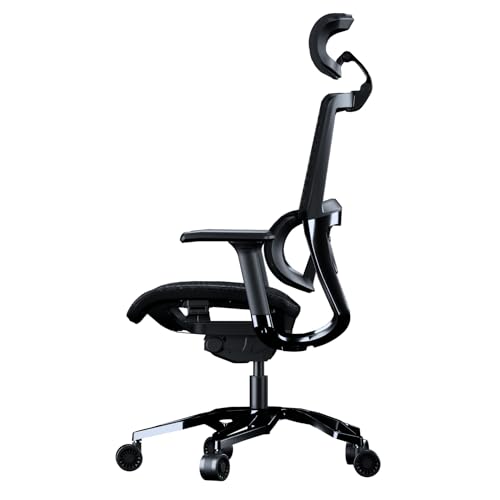 Fauteuil de Bureau COUGAR Gaming Argo Aluminium Noir pour Gamers