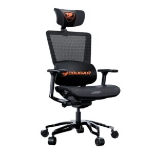 Fauteuil de Bureau COUGAR Gaming Argo Aluminium Noir pour Gamers