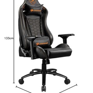 Fauteuil de Bureau Gaming Cougar Outrider S Noir – Confort Optimal