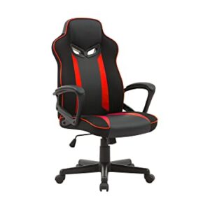 Fauteuil de Bureau Gaming Gris et Rouge Micron – DecoInParis