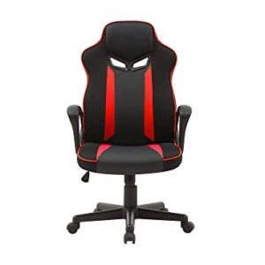 Fauteuil de Bureau Gaming Gris et Rouge Micron – DecoInParis
