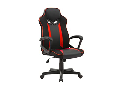 Fauteuil de Bureau Gaming Gris et Rouge Micron – DecoInParis