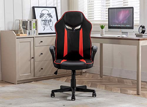 Fauteuil de Bureau Gaming Gris et Rouge Micron – DecoInParis