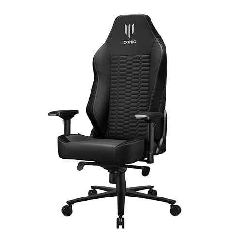 Fauteuil gamer Subsonic Apollon Classic Silver Ghost XL Noir