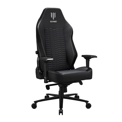 Fauteuil gamer Subsonic Apollon Classic Silver Ghost XL Noir