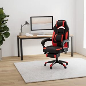 Fauteuil gamer ergonomique SONGMICS OBG77BR avec repose-pieds et support lombaire