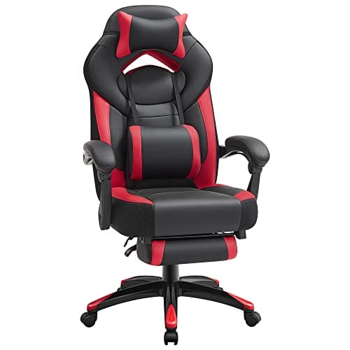 Fauteuil gamer ergonomique SONGMICS OBG77BR avec repose-pieds et support lombaire