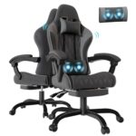 Flamaker Masstange Chaise Gaming Ergonomique avec Repose-Pieds et Dossier Réglable