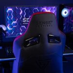 Chaise de Gaming SENSE7 Sentinel Extra Size HDF Noir/Gris