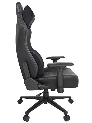Siège Gamer ORAXEAT MX850 avec Coussins en Mousse à Mémoire – Noir/Gris
