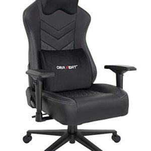 Siège Gamer ORAXEAT MX850 avec Coussins en Mousse à Mémoire – Noir/Gris