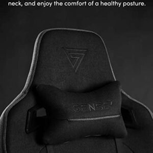 Chaise de Gaming SENSE7 Sentinel Extra Size HDF Noir/Gris