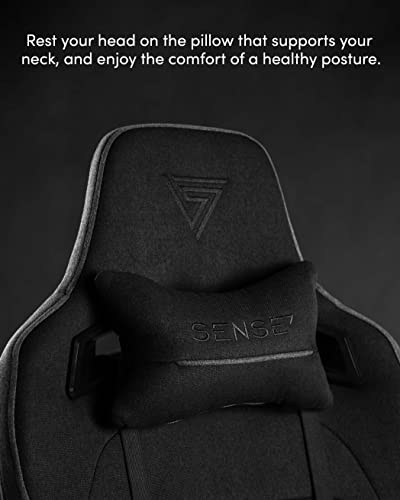 Chaise de Gaming SENSE7 Sentinel Extra Size HDF Noir/Gris