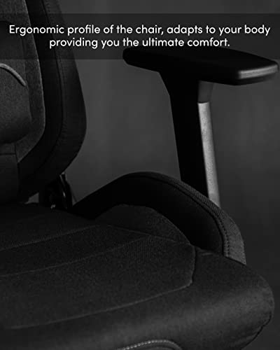 Chaise de Gaming SENSE7 Sentinel Extra Size HDF Noir/Gris