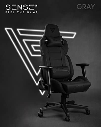 Chaise de Gaming SENSE7 Sentinel Extra Size HDF Noir/Gris