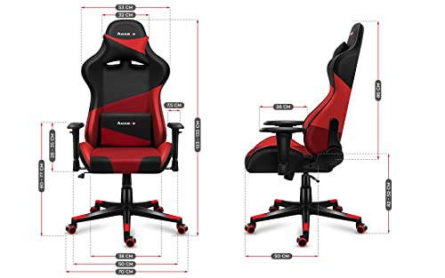 Huzaro Force 6.2 : Chaise Gamer Ergonomique Rouge Réglable jusqu’à 130 kg