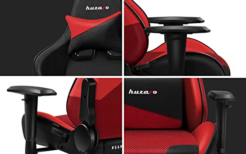 Huzaro Force 6.2 : Chaise Gamer Ergonomique Rouge Réglable jusqu’à 130 kg
