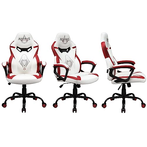 Chaise Gaming Assassin’s Creed Subsonic Blanc Taille S/M – Fauteuil Gamer