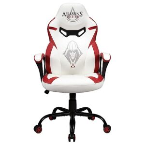 Chaise Gaming Assassin’s Creed Subsonic Blanc Taille S/M – Fauteuil Gamer