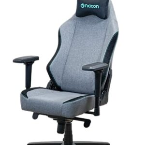 Nacon Pro Silla Gaming Gris – Siège de Jeu Confortable et Ergonomique