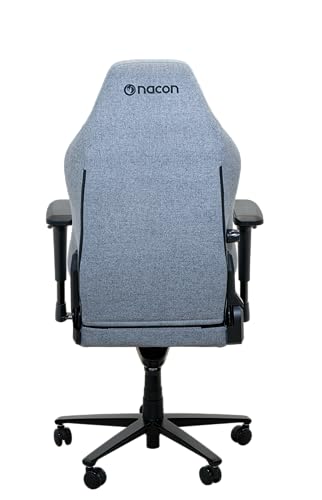 Nacon Pro Silla Gaming Gris – Siège de Jeu Confortable et Ergonomique