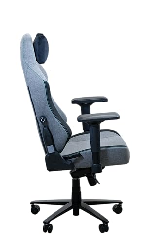 Nacon Pro Silla Gaming Gris – Siège de Jeu Confortable et Ergonomique