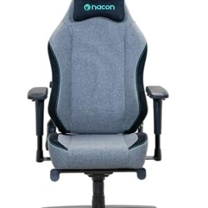 Nacon Pro Silla Gaming Gris – Siège de Jeu Confortable et Ergonomique