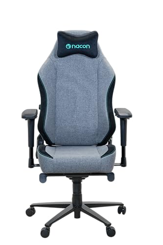 Nacon Pro Silla Gaming Gris – Siège de Jeu Confortable et Ergonomique