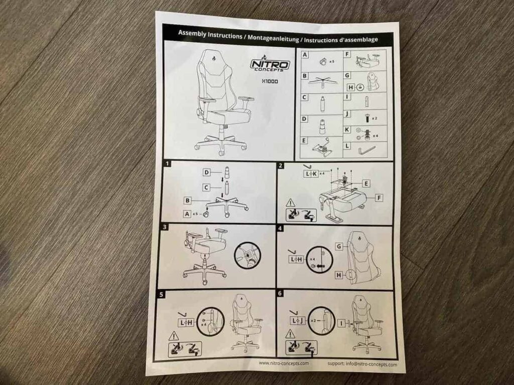 Nitro Concepts X1000 Test (2025) : La meilleure de la marque