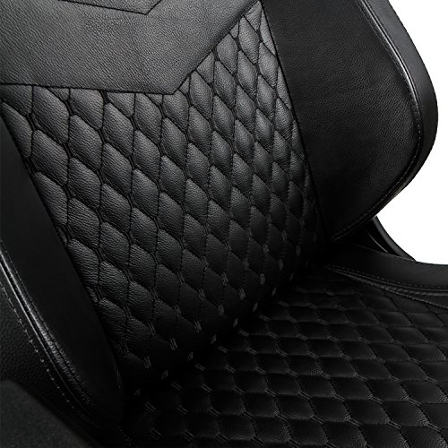 Noblechairs Epic : Chaise de Gaming et Bureau en Cuir Véritable Noir