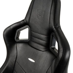 Noblechairs Epic : Chaise de Gaming et Bureau en Cuir Véritable Noir