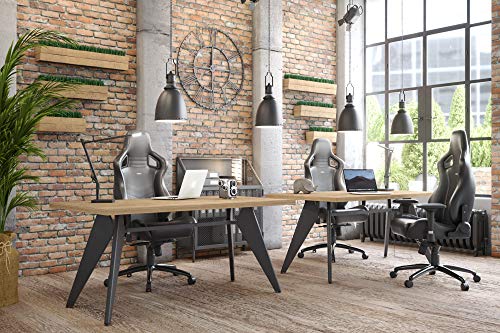 Noblechairs Epic : Chaise de Gaming et Bureau en Cuir Véritable Noir