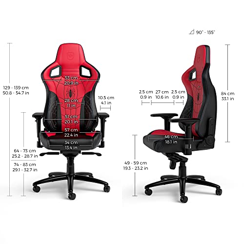 Noblechairs Epic Spider-Man – Chaise Gaming Ergonomique jusqu’à 120kg