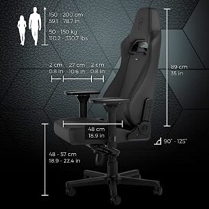 Noblechairs Hero Black Edition : Chaise Gaming Ergonomique 150 kg