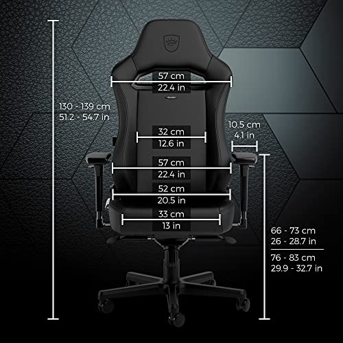 Noblechairs Hero Black Edition : Chaise Gaming Ergonomique 150 kg