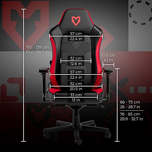 Noblechairs Hero MOUZ Edition : Chaise Gaming Ergonomique et Durable 150 kg