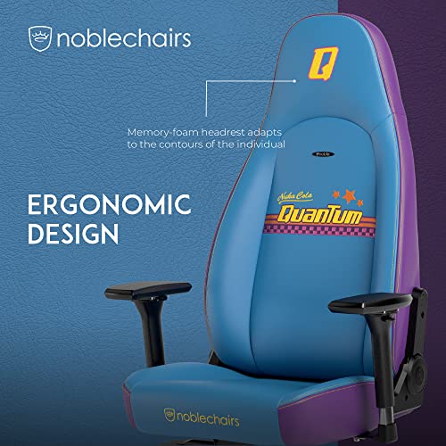 Noblechairs Icon Nuka-Cola Quantum : Chaise Gaming Ergonomique PU, 150 kg