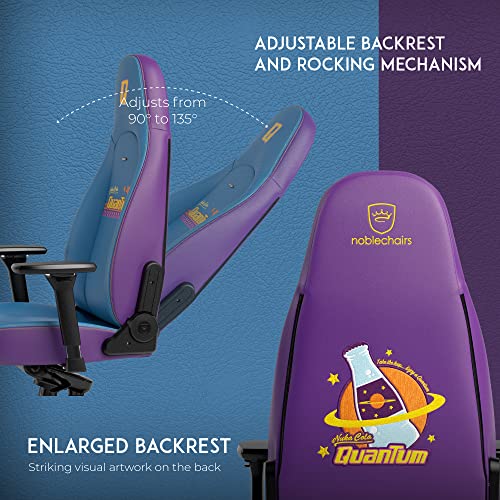 Noblechairs Icon Nuka-Cola Quantum : Chaise Gaming Ergonomique PU, 150 kg