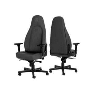 Noblechairs Icon TX : Chaise Gaming Ergonomique Tissu 150 kg Anthracite
