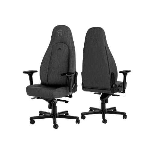 Noblechairs Icon TX : Chaise Gaming Ergonomique Tissu 150 kg Anthracite