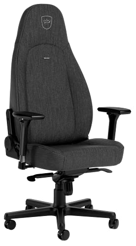 Noblechairs Icon TX : Chaise Gaming Ergonomique Tissu 150 kg Anthracite