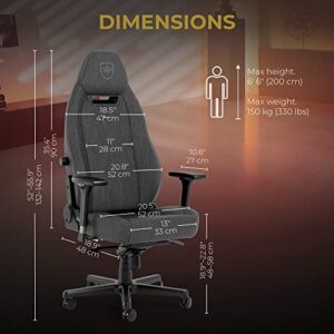 Noblechairs Legend : Chaise de Jeu Anthracite SIF TX