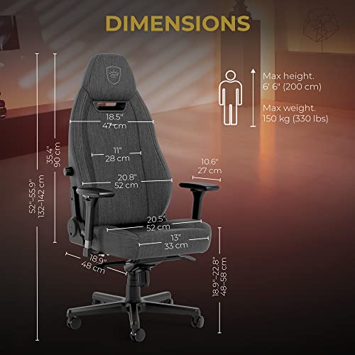 Noblechairs Legend : Chaise de Jeu Anthracite SIF TX