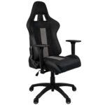 Corsair TC100 Chaise de Gaming Relaxée en Tissu Gris/Noir