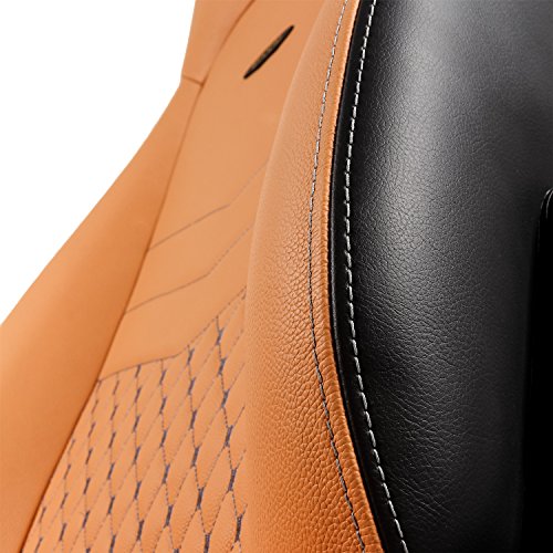 Chaise de Gaming Noblechairs Icon en Cuir Véritable Cognac/Noir