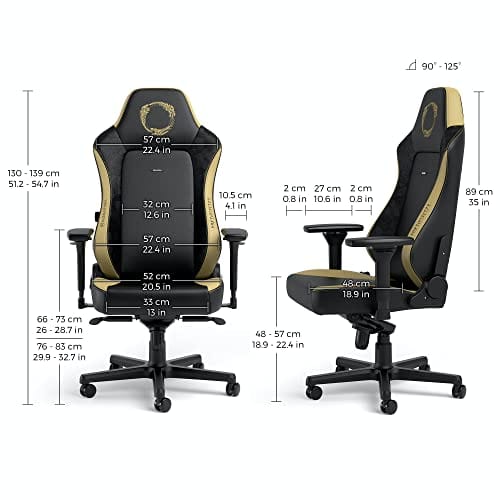 Fauteuil Gamer Noble Chairs Hero – The Elder Scrolls Online Edition Noir/Or