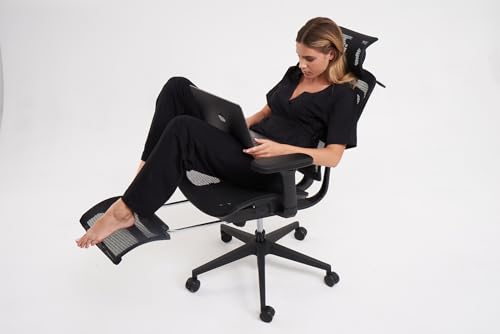 Paradox Ergo One : Chaise de Bureau Ergonomique Noir avec Repose-Pieds