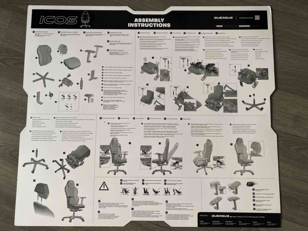 Quersus ICOS Test (2025) : La 1re chaise gaming avec assise réglable