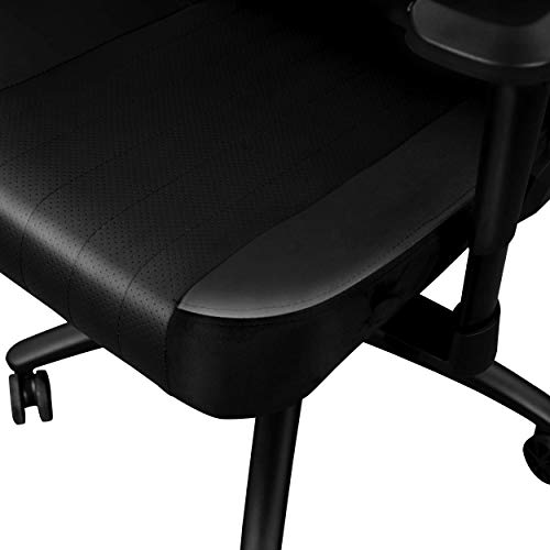 REKT Comfort-R : Chaise Gaming Noir en Simili Cuir et Velours 4D