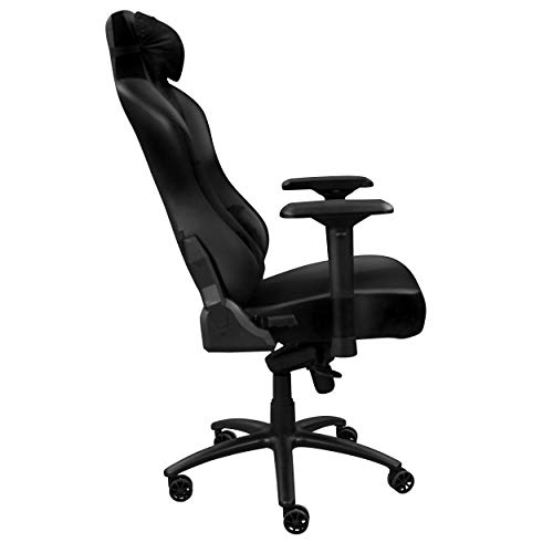 REKT Comfort-R : Chaise Gaming Noir en Simili Cuir et Velours 4D